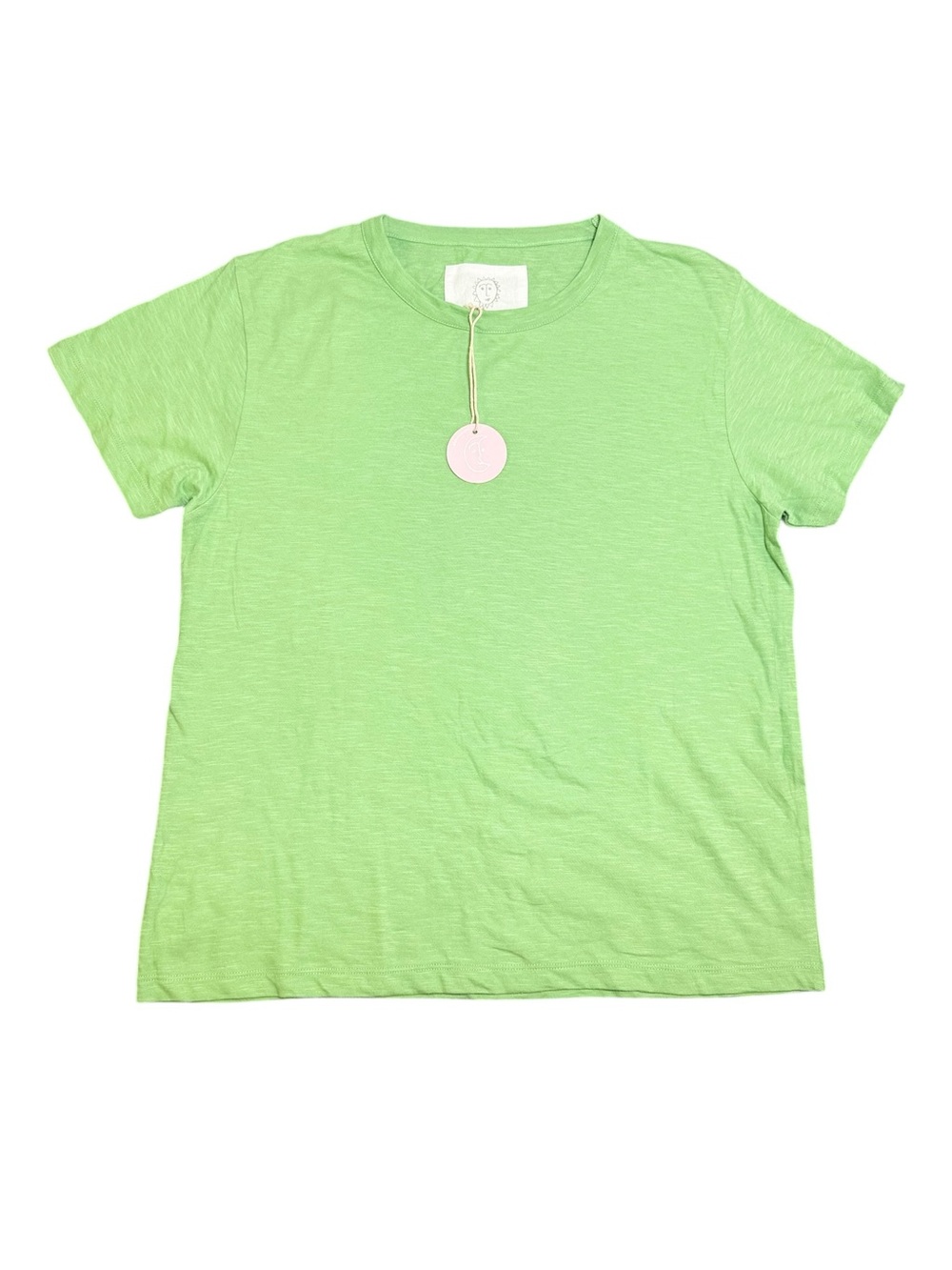 NWT Printfresh Saturday Tee Green Womens S - Picture 2 of 8
